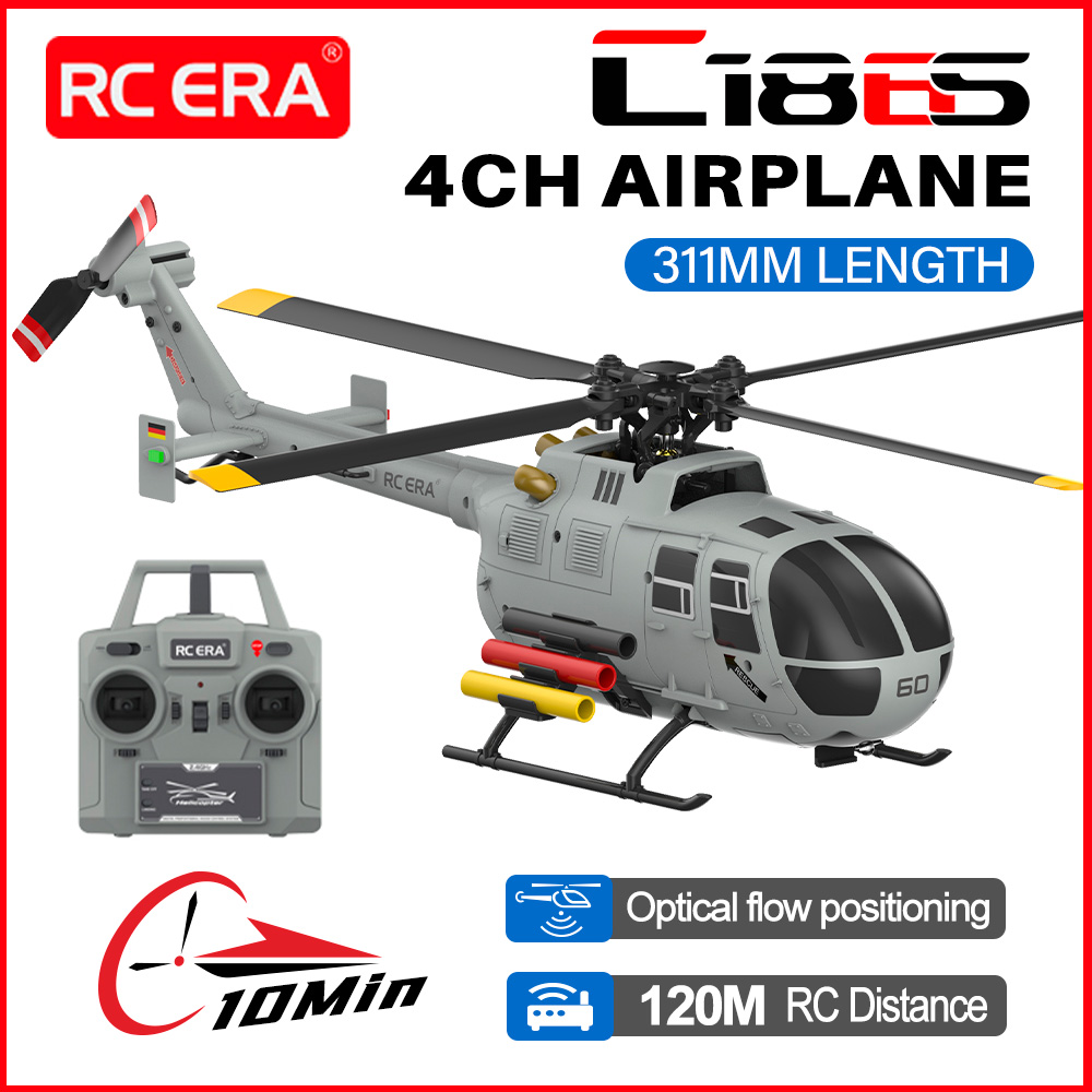 Rc Helicopter Gyro - RC ERA C186S BO105 Helicopter Brushless
