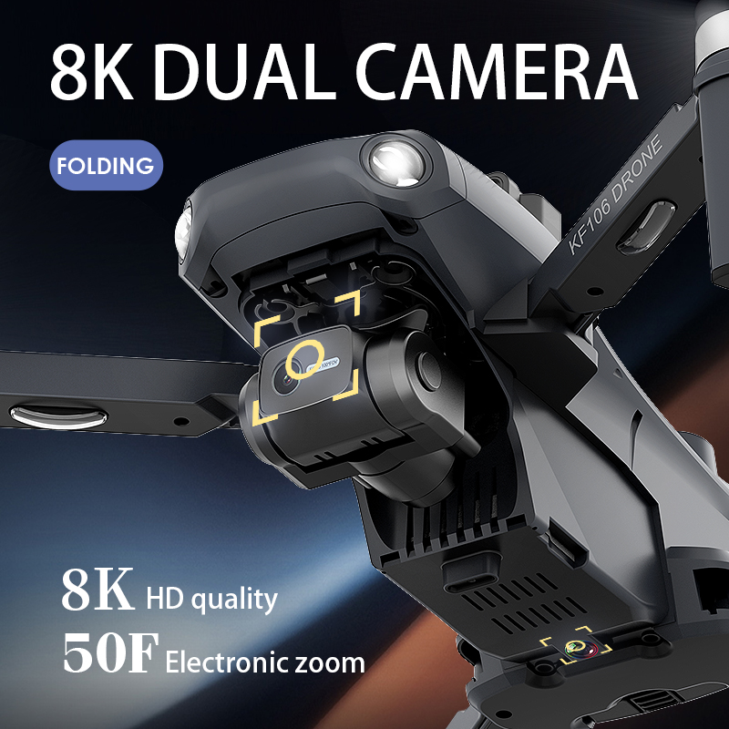 2022 NEW KF106 Max Drone 8K Pr - đánh giá và giá Rc Helicopter Charger