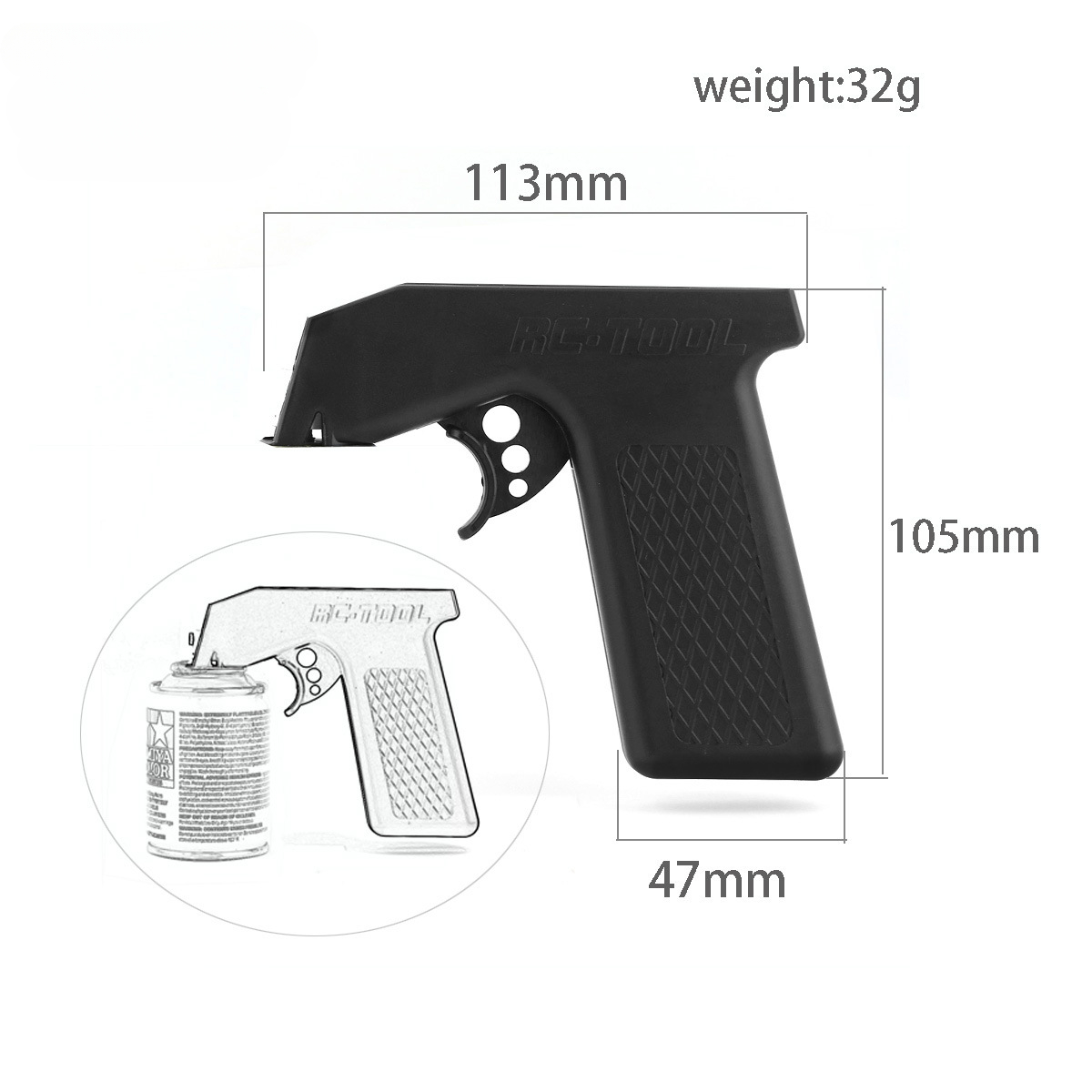Tamiya Paint Spray Bottle Adap - đánh giá và giá Rc Helicopter Bag