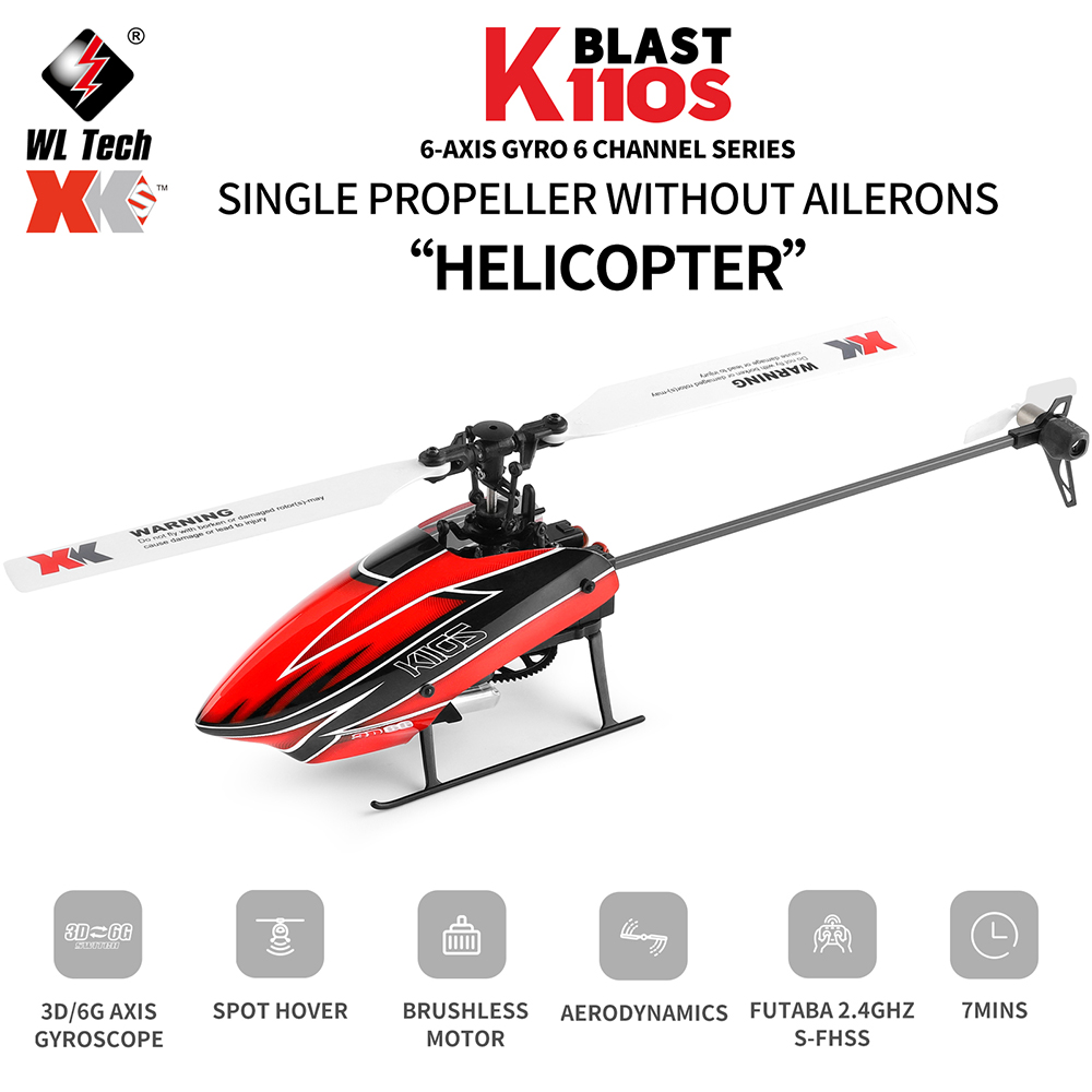 Wltoys XK K110S 6CH 3D 6G Syst - đánh giá và giá Rc Helicopter Charger