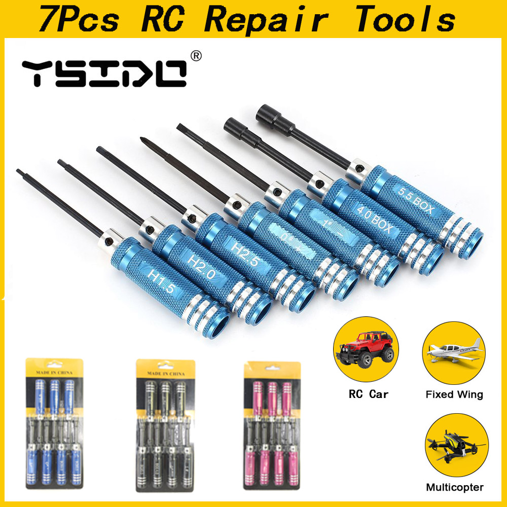 YSIDO 7Pcs 1.5 2.0 2.5mm Hex S - đánh giá và giá Rc Helicopter Tool Kit